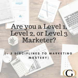 CGC - Are you a Level 1, Level 2 or Level 3 Marketer?