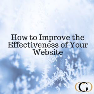 CGC - How to Improve the Effectiveness of Your Website
