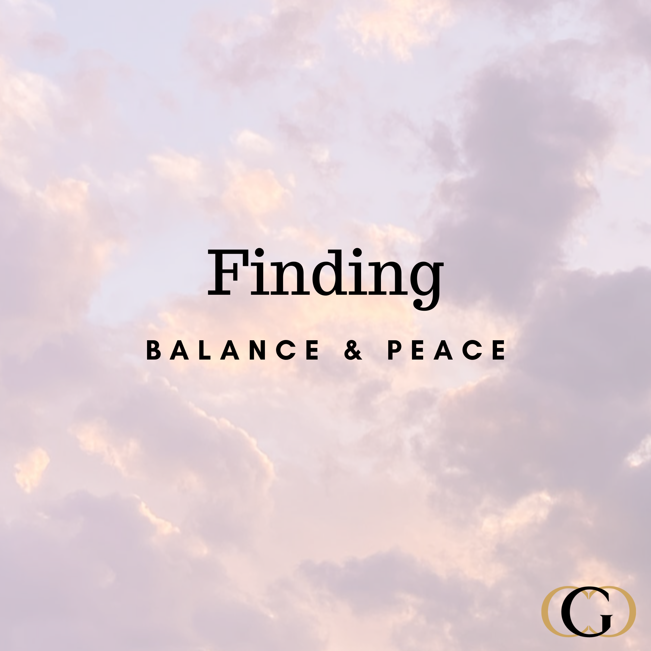 Finding Balance & Peace