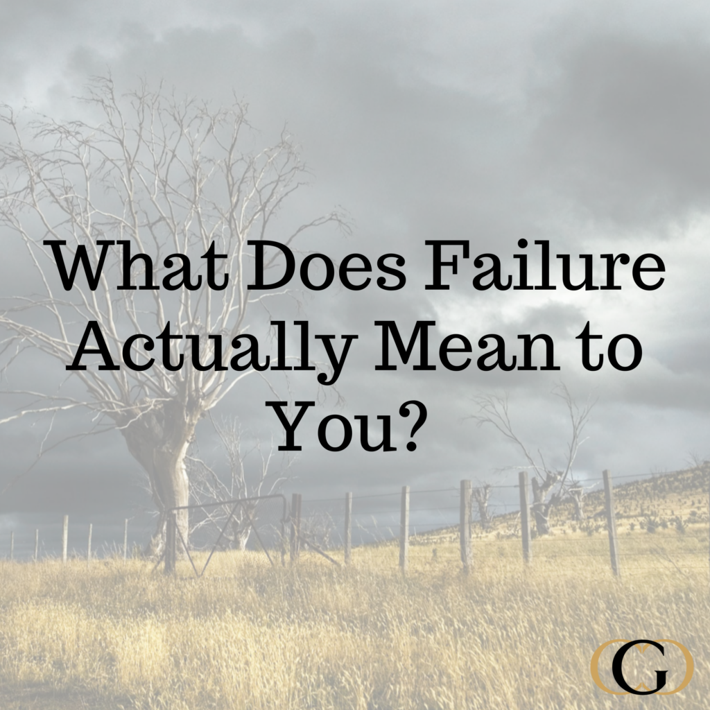 What Does Failure Mean 