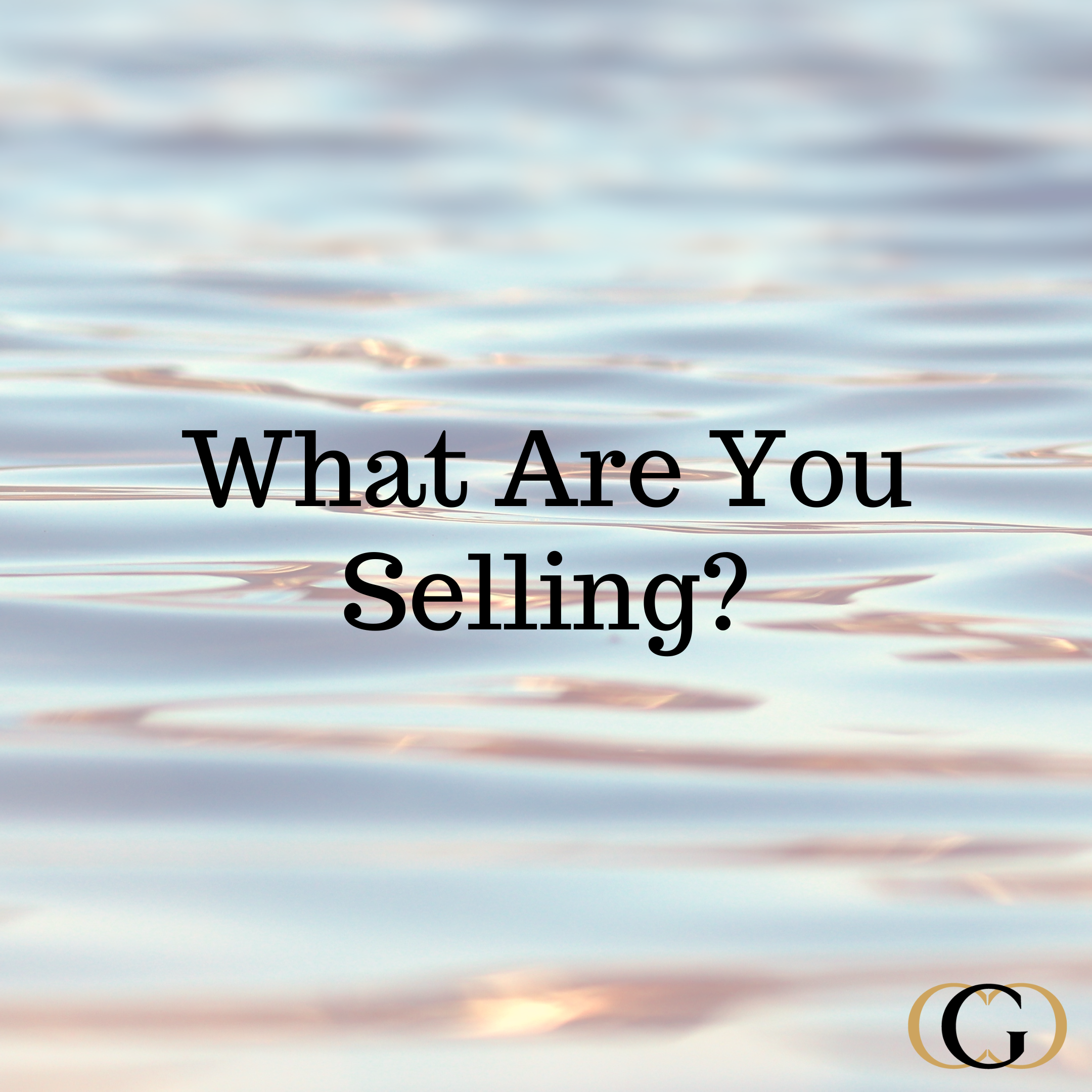 What Are You Selling?