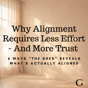 When Effort Falls Away - What “The Shed” Reveals When You Stay