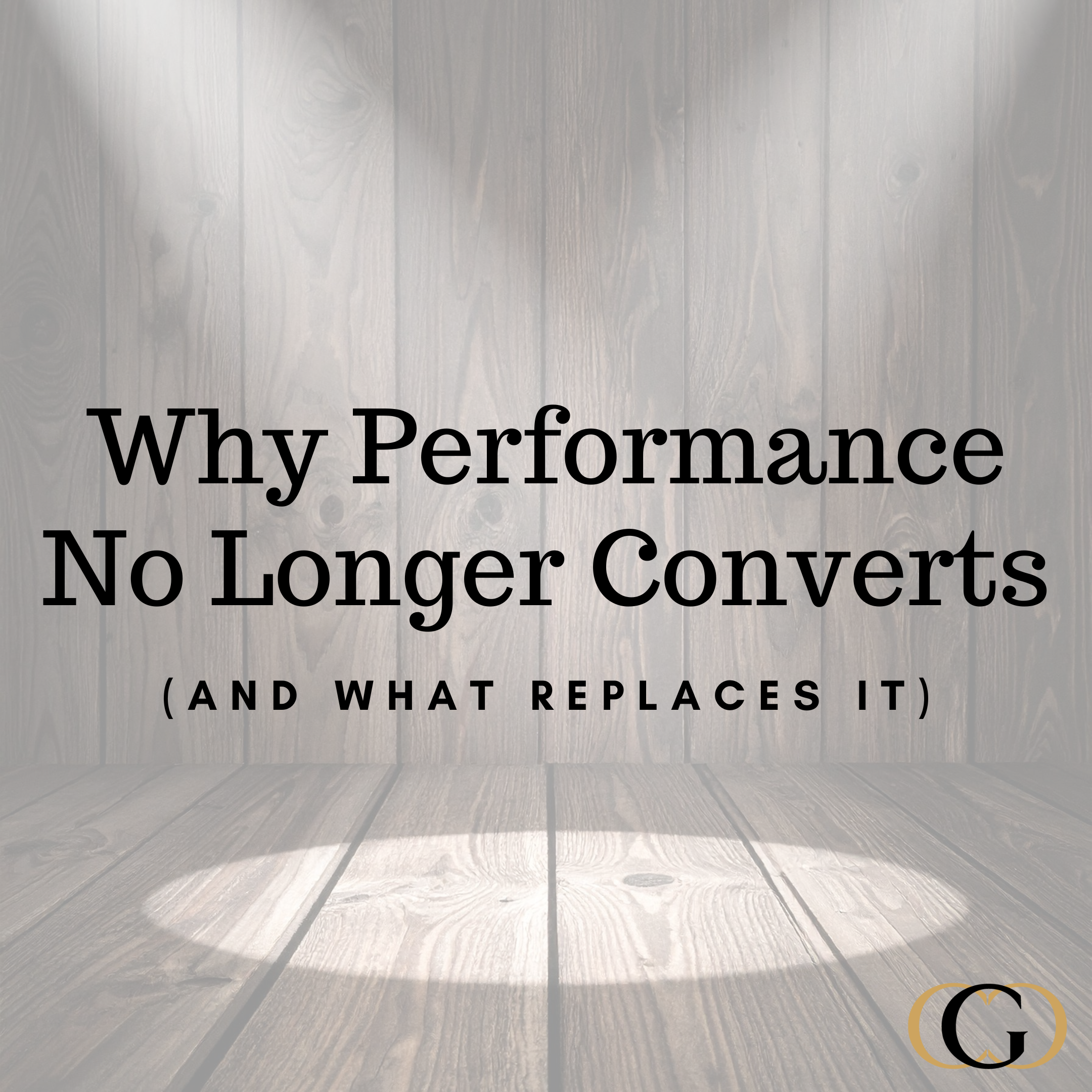 Why Performance No Longer Converts (And What Replaces It)
