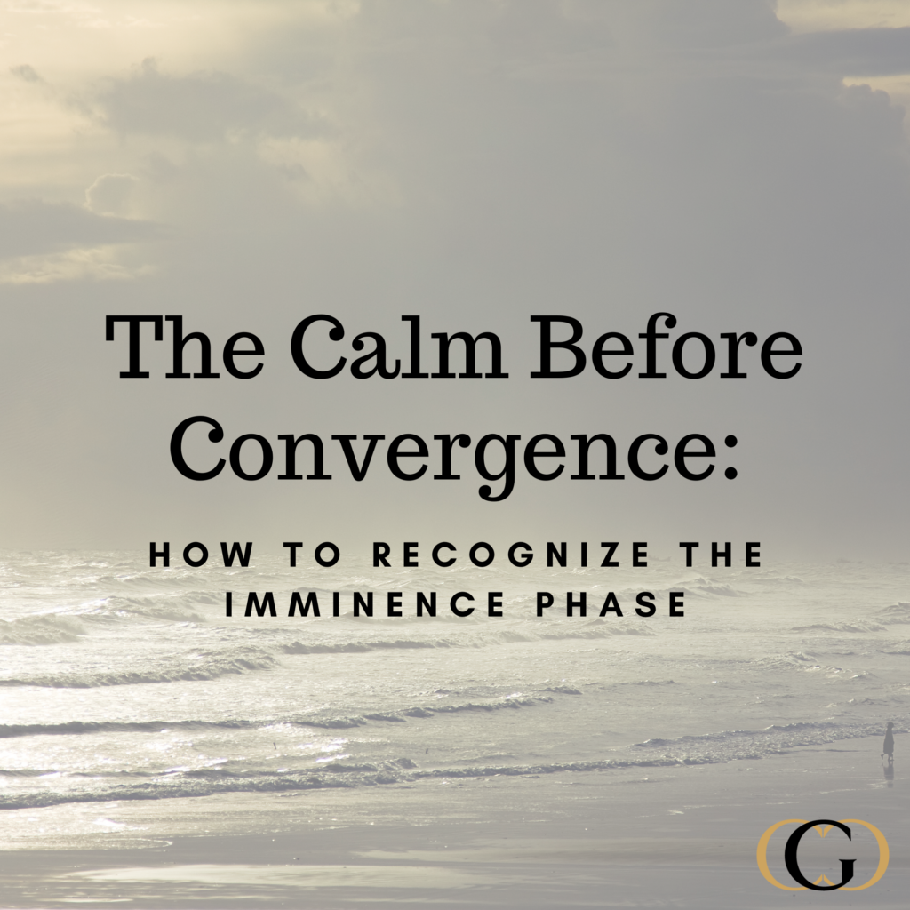 The Calm Before Convergence: How to Recognize the Imminence Phase