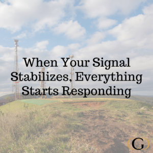 When Your Signal Stabilizes, Everything Starts Responding